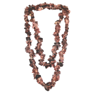 Monkvilla Trendy Bronze Chip Bead Necklace