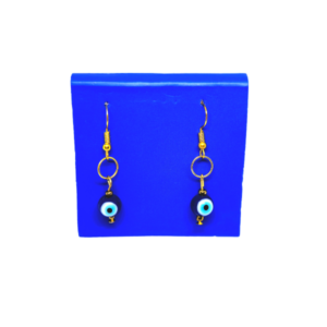 Monkvilla Dainty Turkish Evil Eye Earrings