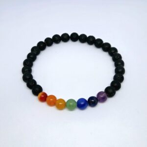 Monkvilla Lava 7 Chakra Healing Bracelet